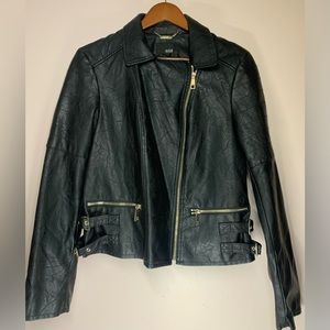 A.N.A Faux Leather Moto Biker Jacket